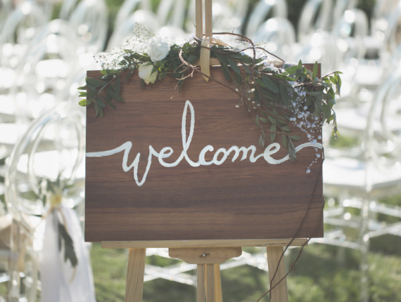 Welcome Wedding Sign