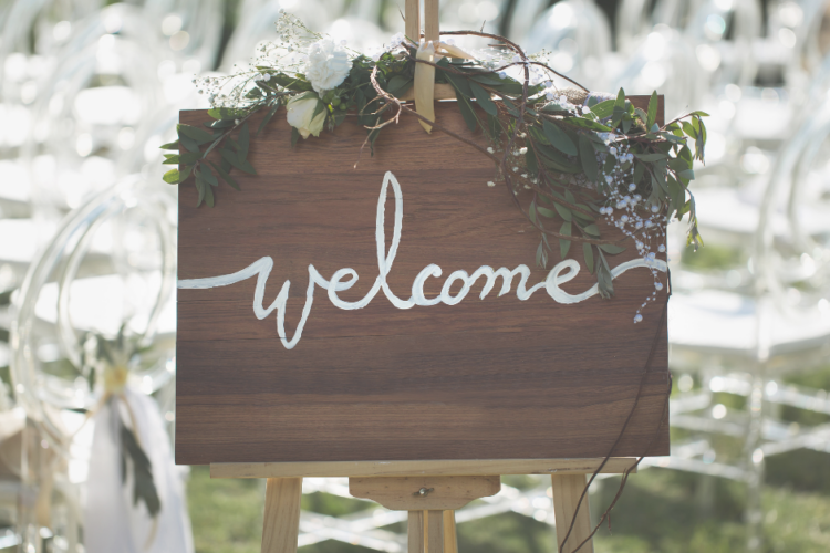 Welcome Wedding Sign